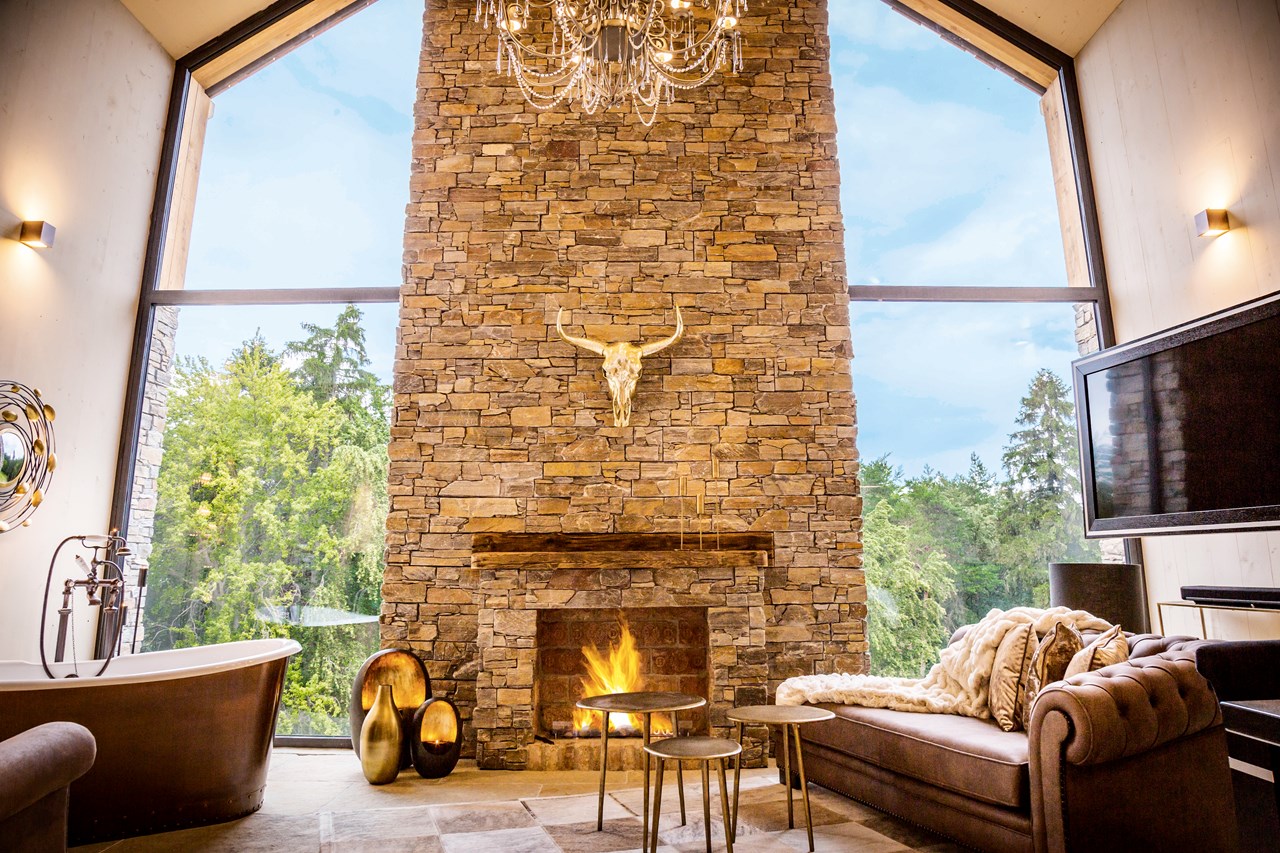 Golden Hill Country Chalets & Suites Hütten im Detail Chalet Goldfuchs