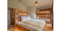 Hüttendorf - Chaletgröße: bis 2 Personen - Balderschwang - Schlafzimmer mit 2 bequemen Etagenbetten - Gränobel Chalets