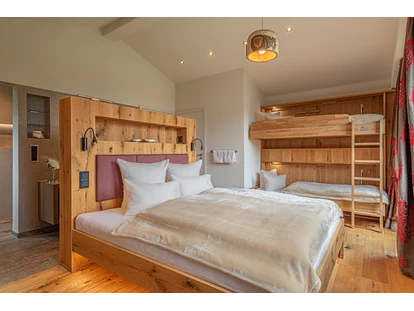 Hüttendorf - Schröcken - Schlafzimmer mit 2 bequemen Etagenbetten - Gränobel Chalets