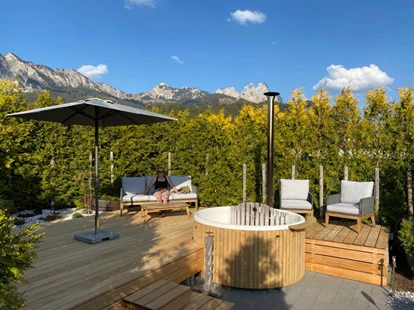 Hüttendorf - Schröcken - unser Hottub  - Gränobel Chalets