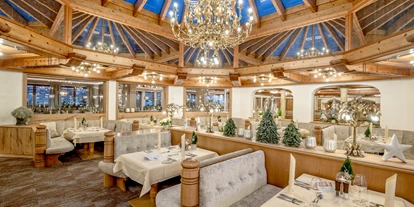 Hüttendorf - PLZ 5672 (Österreich) - Speisesaal am Hotel Der Lärchenhof - Chalets am Hotel Der Lärchenhof