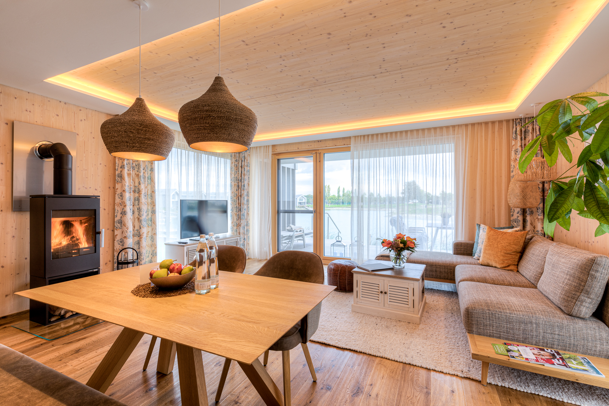 VILA VITA Pannonia Hütten im Detail Residenzen am See - lakeside