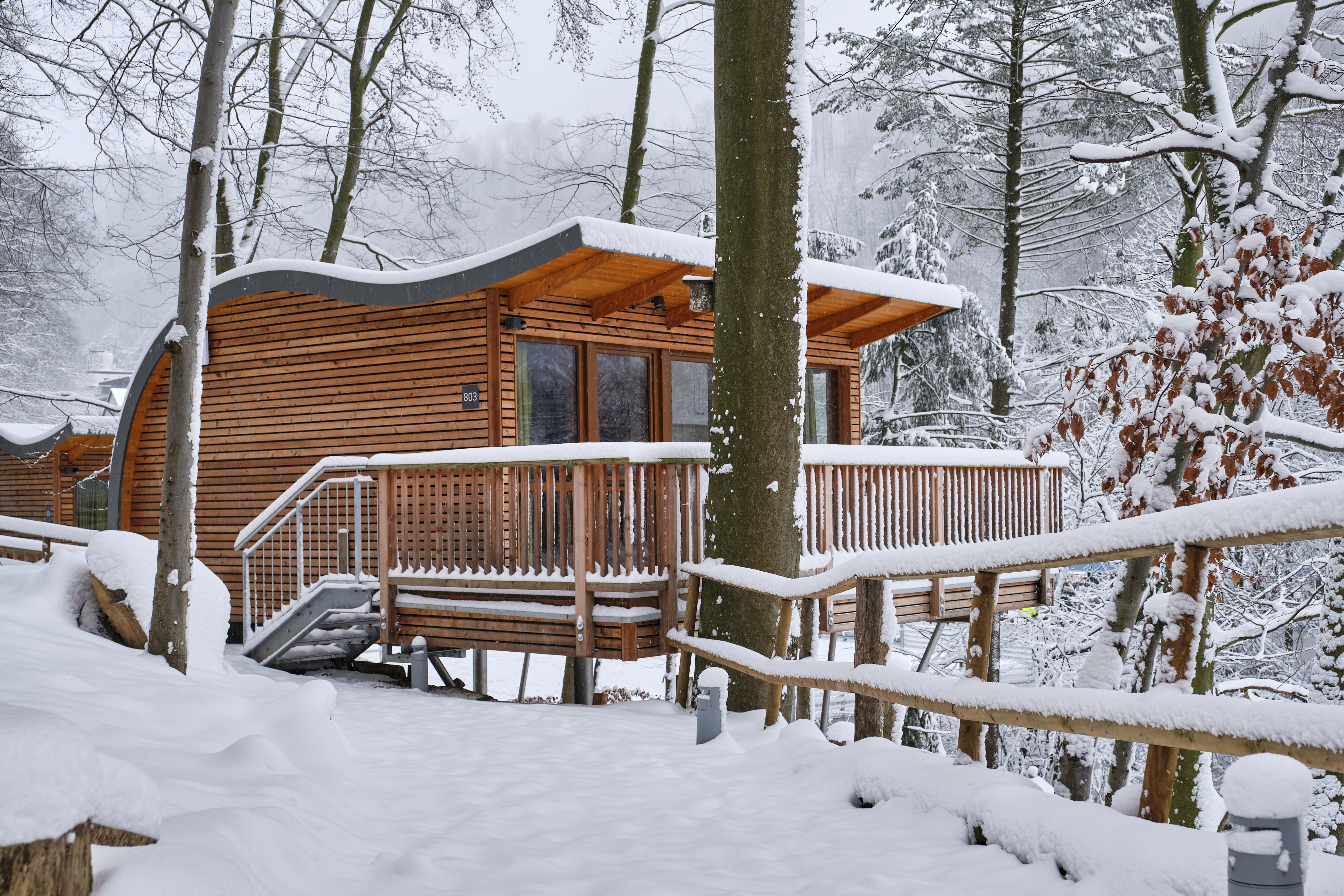 Hüttendorf - Chaletgröße: 2 - 4 Personen - Bad Harzburg - Unser Sonnenresort im harzlichen Winter - sonnenresort ETTERSHAUS