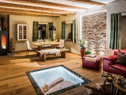 Hüttendorf - Whirlpool: beim Chalet - Landhaus Chalet
Kuschelzeit zu Zweit! - Das MUSSEA Landhaus Chalet & Scheunenloft