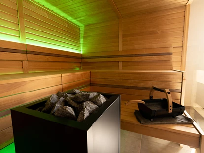 Hüttendorf - Whirlpool: beim Chalet - Scheunenloft - bis 4 Personen 
Wellnessbereich - Sauna - Das MUSSEA Landhaus Chalet & Scheunenloft