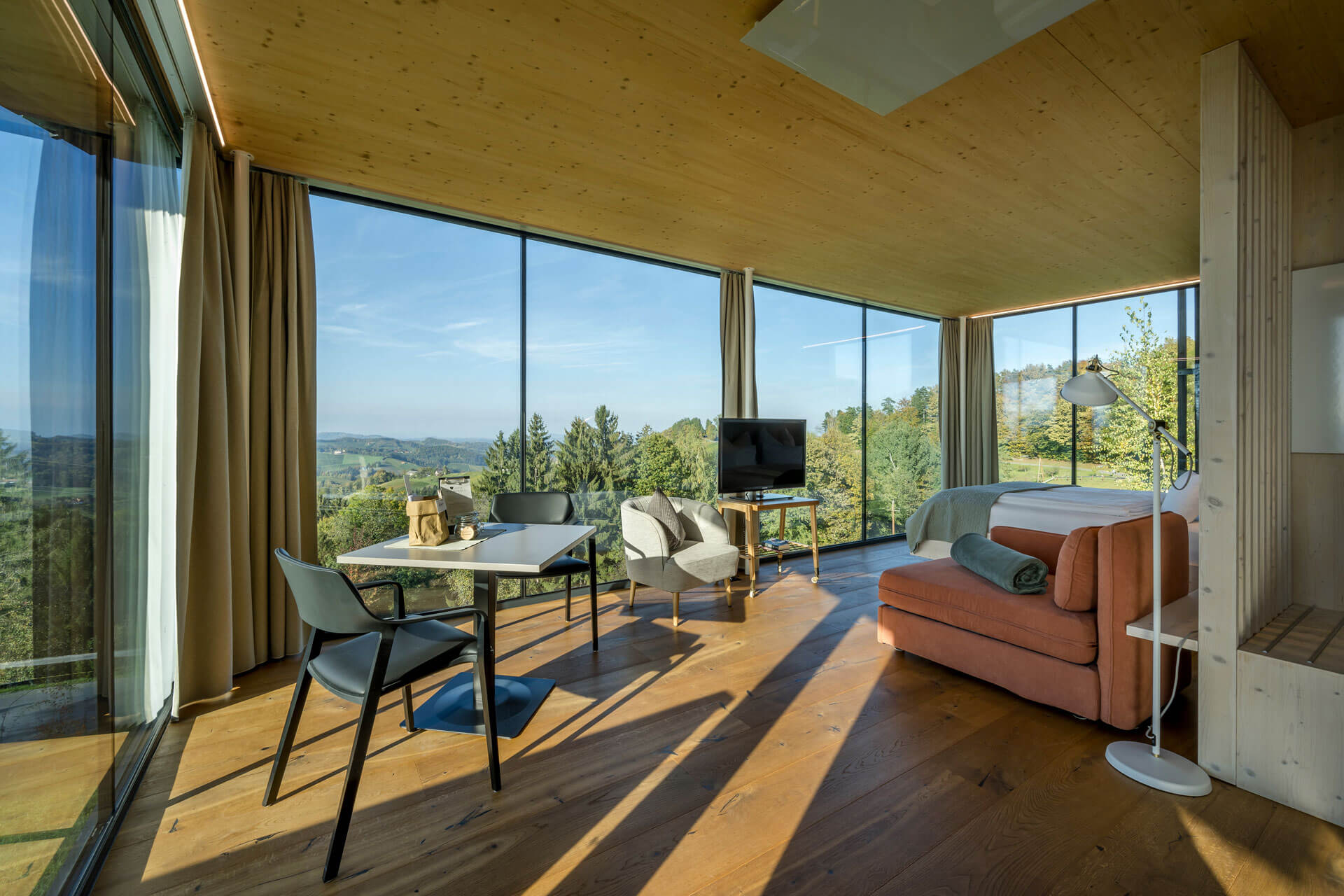 Hüttendorf - Chaletgröße: bis 2 Personen - St. Georgen im Lavanttal - WURZENBERG Panoramalodges Südsteiermark