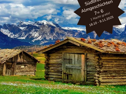 Hüttendorf - Hot Tub: beim Chalet - Südtiroler Almgeschichten - 1 Nacht gratis - Kessler‘s Mountain Lodge