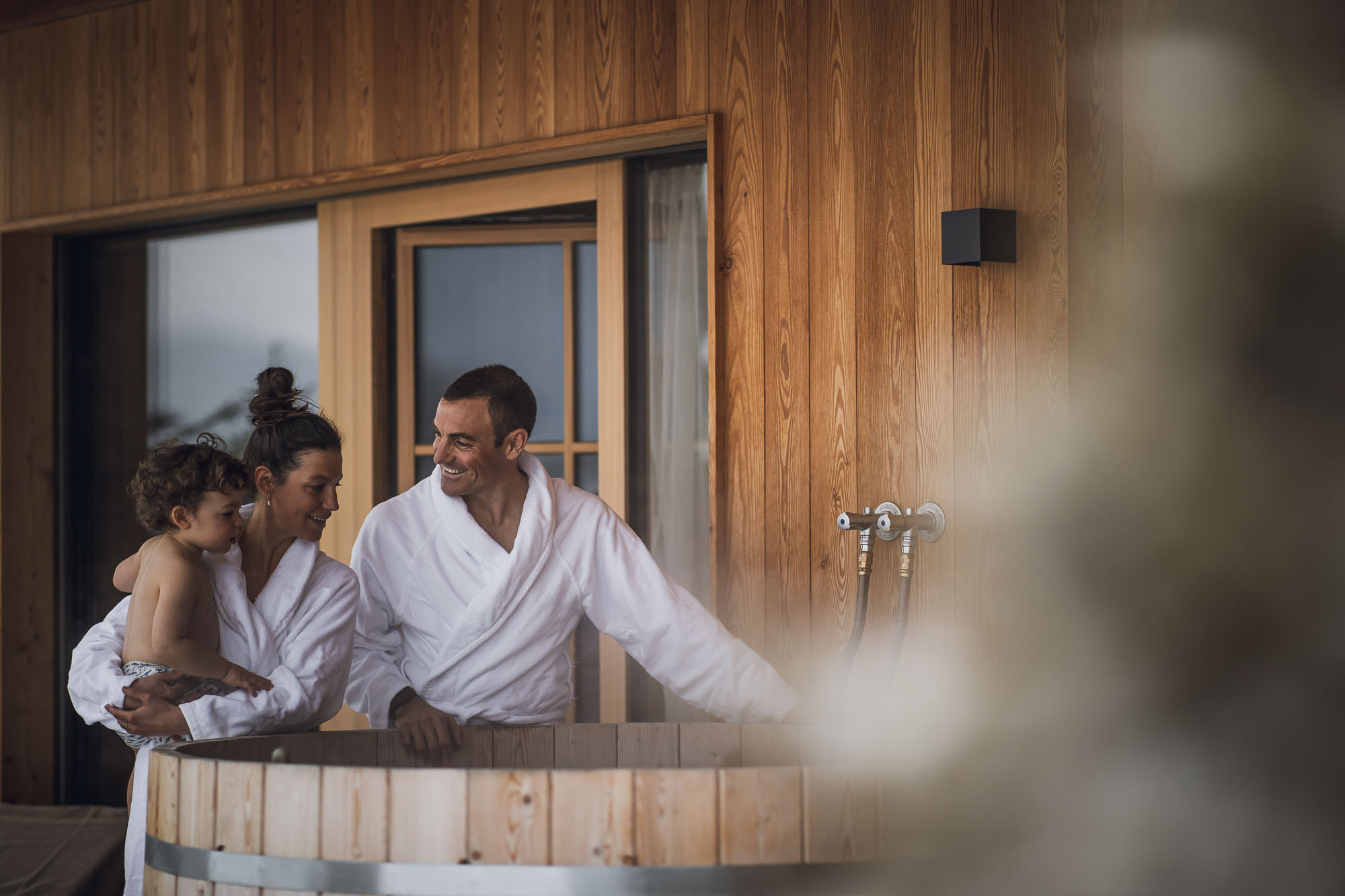 Chalet: Außen Hot-Tub - Kessler‘s Mountain Lodge