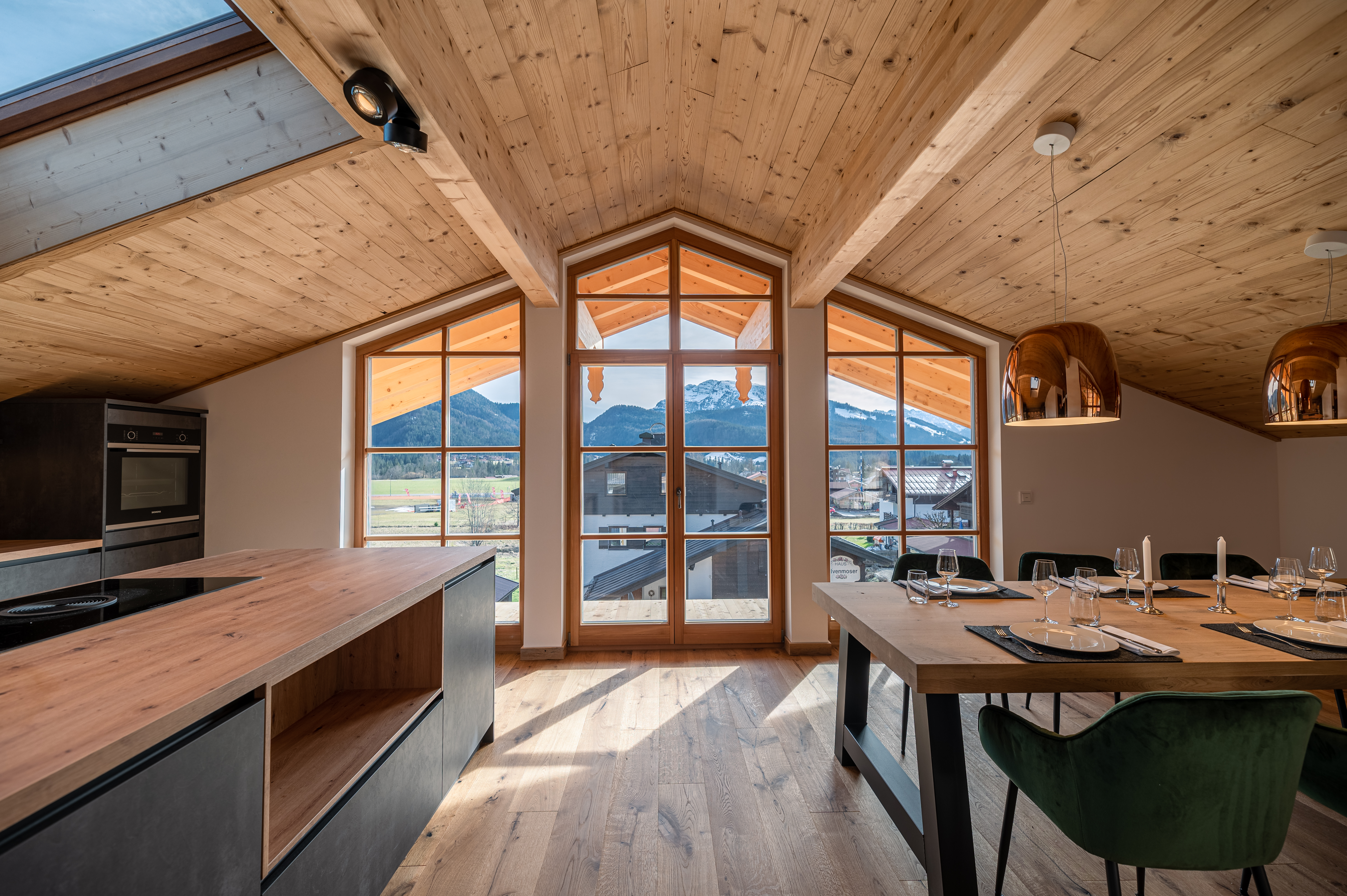 Chalet Viol Hütten im Detail Apartment Steinplatte