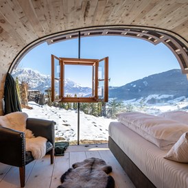 Chalet: Schlafzimmer in der Wilderer Villa - PRIESTEREGG Premium ECO Resort