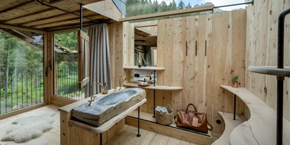 Hüttendorf - Chaletgröße: 4 - 6 Personen - Pinzgau - Seehütte Badezimmer - PRIESTEREGG Premium ECO Resort