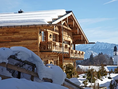 Hüttendorf - Schröcken - Außenansicht Chalet im Winter - Chalet F