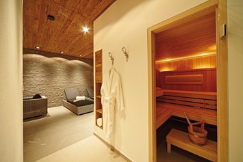 Chalet: Spabereich mit Sauna - Chalet F