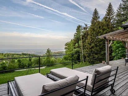 Hüttendorf - Hot Tub: beim Chalet - Sonnenterrasse Chalet WUNDERschön - Traumhütten für Zwoa