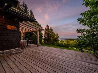 Hüttendorf - Hot Tub: beim Chalet - WUNDERschön - Traumhütten für Zwoa