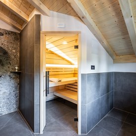 Chalet: Bad mit Sauna Waldhütte "Eiche" - Die Sonnenhalde Waldhütten Chalets