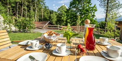 Hüttendorf - Schröcken - Ausblick Waldhütte "Lärche" - Waldchalets Allgäu