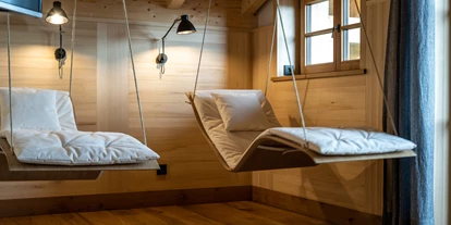 Hüttendorf - Schröcken - Hängeliegen Waldhütte "Tanne" - Waldchalets Allgäu
