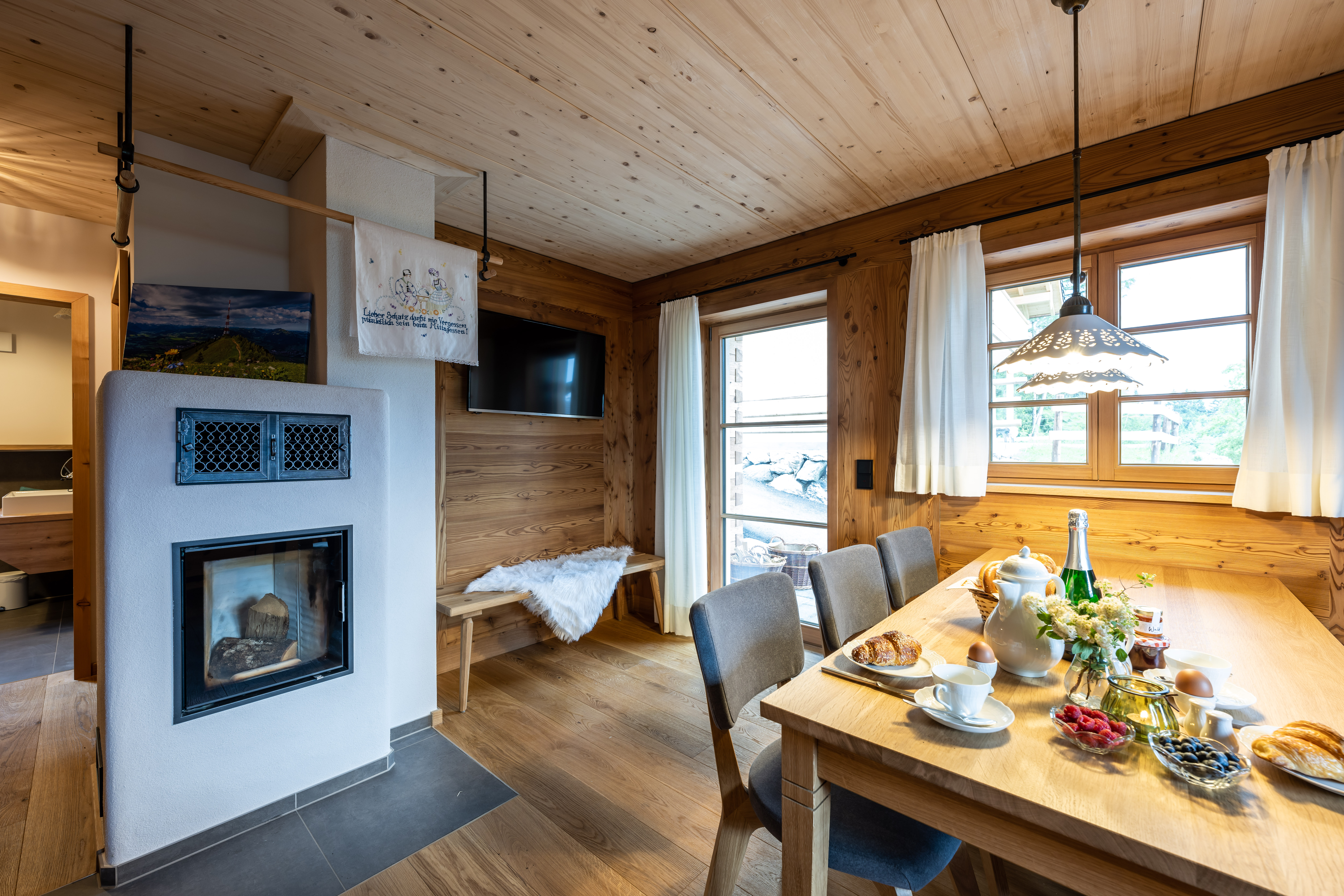 Waldchalets Allgäu Hütten im Detail Waldhütte "Lärche"