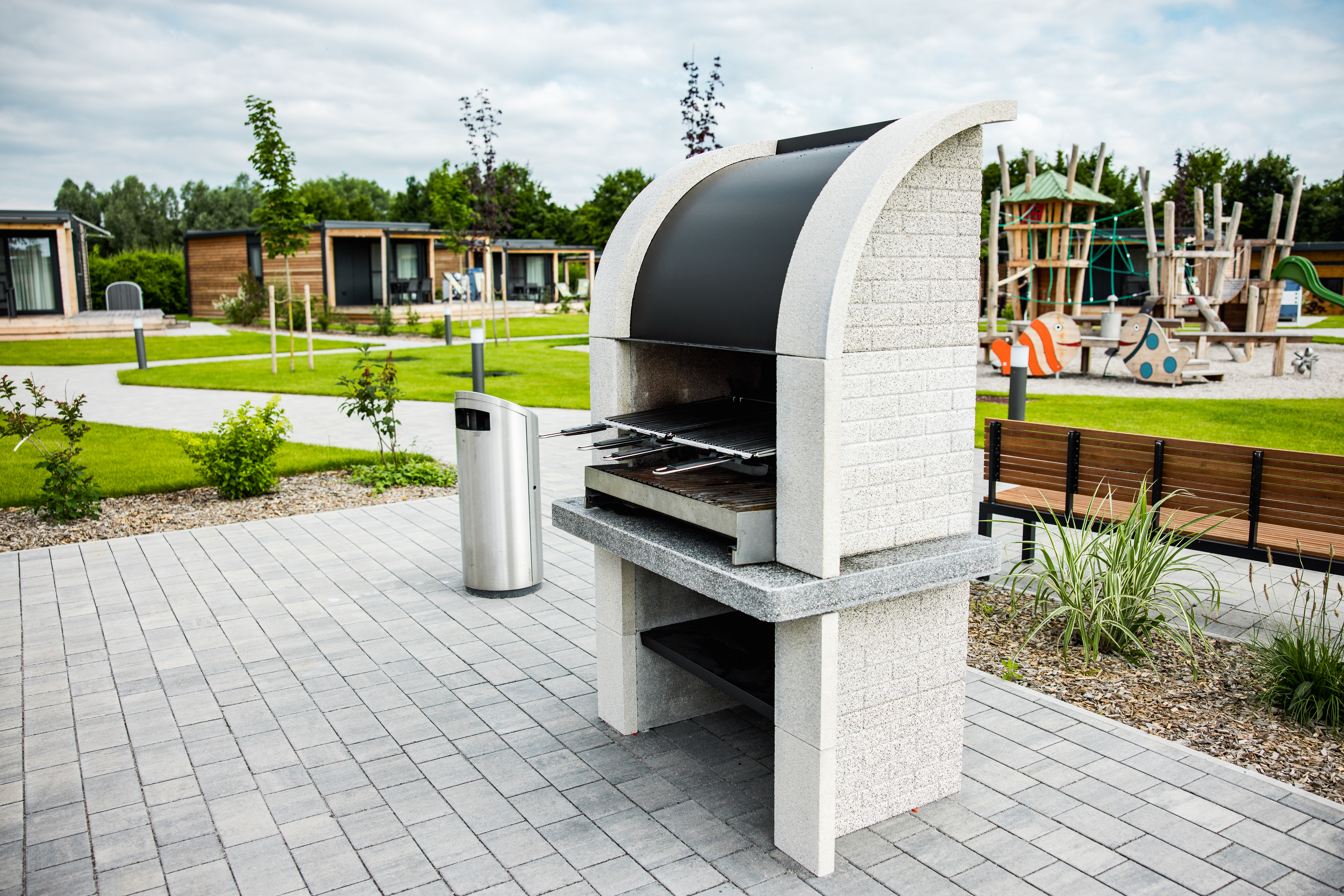 Chalet: Grillplatz - Thermen Chalets