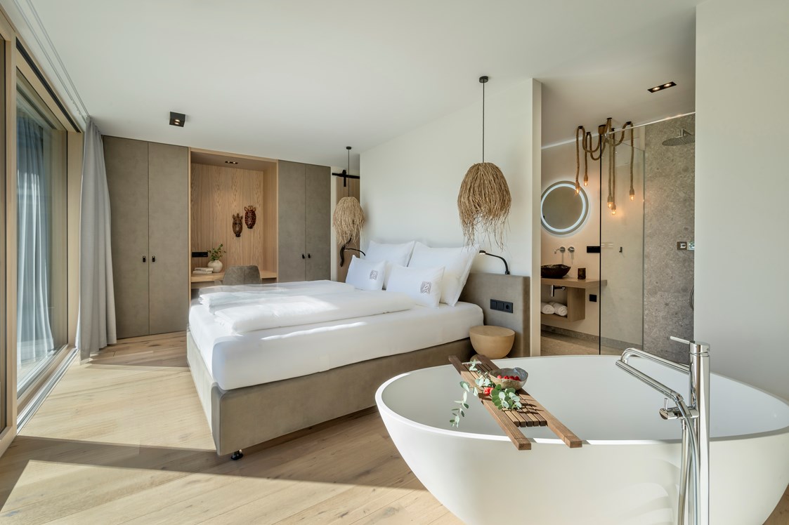 Chalet: Ein Schlafzimmer zum Verlieben - Julianhof - Premium Guesthouse & Spa