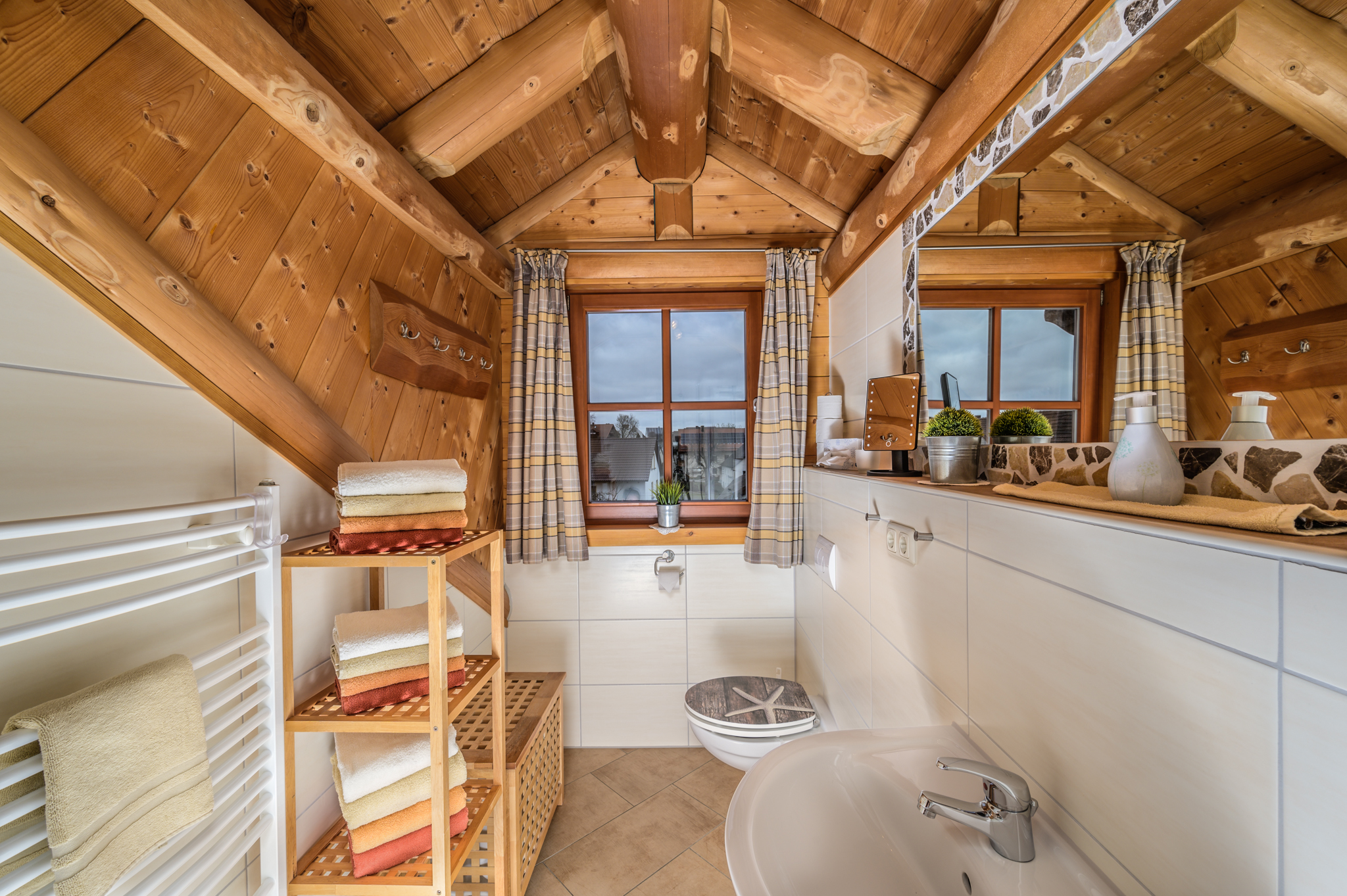 Chalet: Chalet Morgensonne Bad - Heumanns Blockhäuser am Wald - Innen