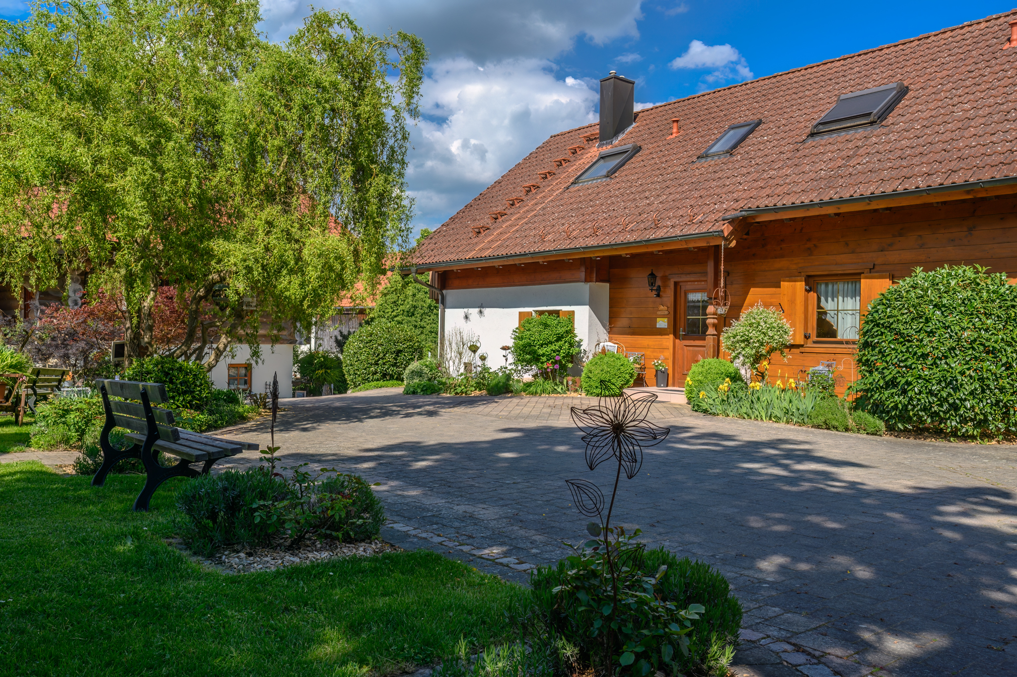 Chalet: Heumanns Blockhäuser am Wald - Außen