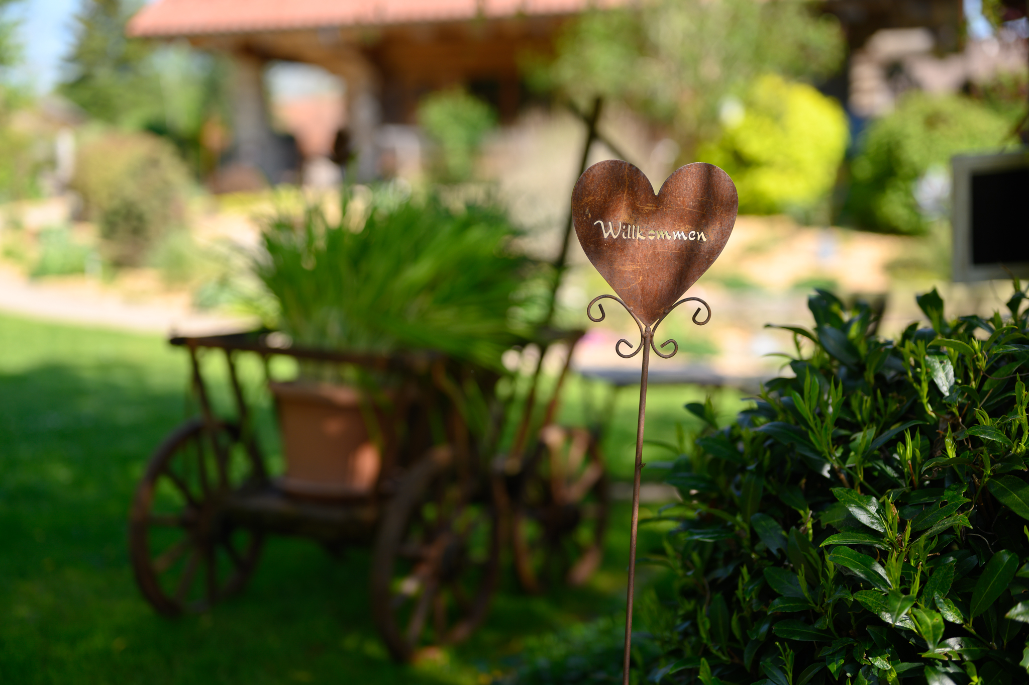 Chalet: Heumanns Blockhäuser am Wald - Außen