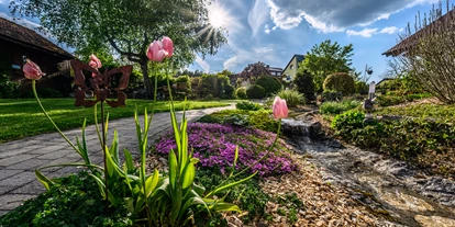 Hüttendorf - Parkplatz direkt an der Hütte - Heumanns Blockhäuser am Wald