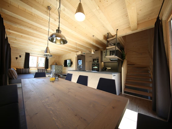 Chalet: Wohnbereich inkl Küche und Essbereich - Montana Hochfügen - Innen