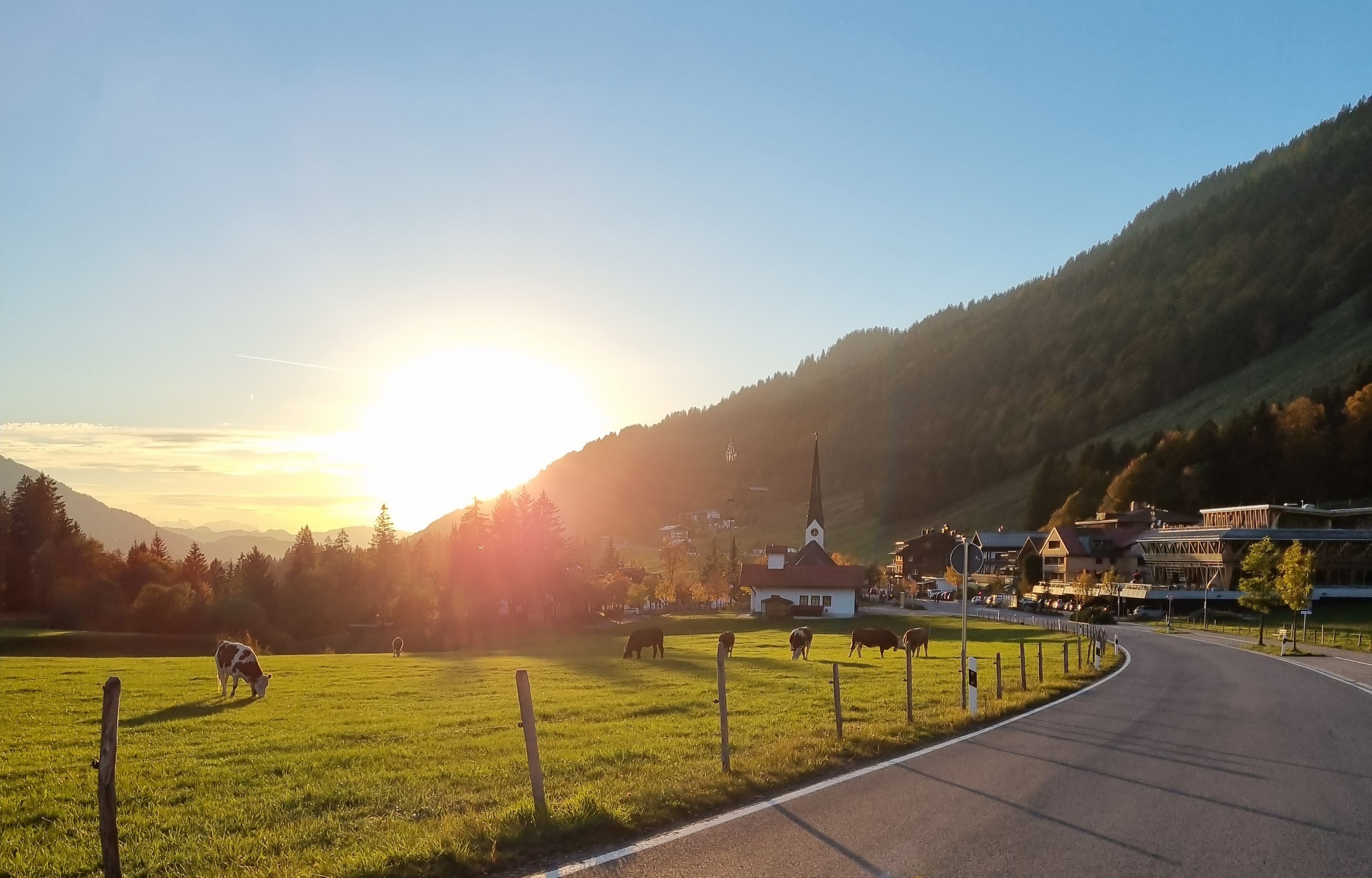 Chalet: Blick Richtung Balderschwang - Alpenflair-Chalets- Balderschwang