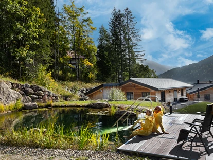 Hüttendorf - Schröcken - Relaxen am Schwimmteich - Alpenflair-Chalets- Balderschwang