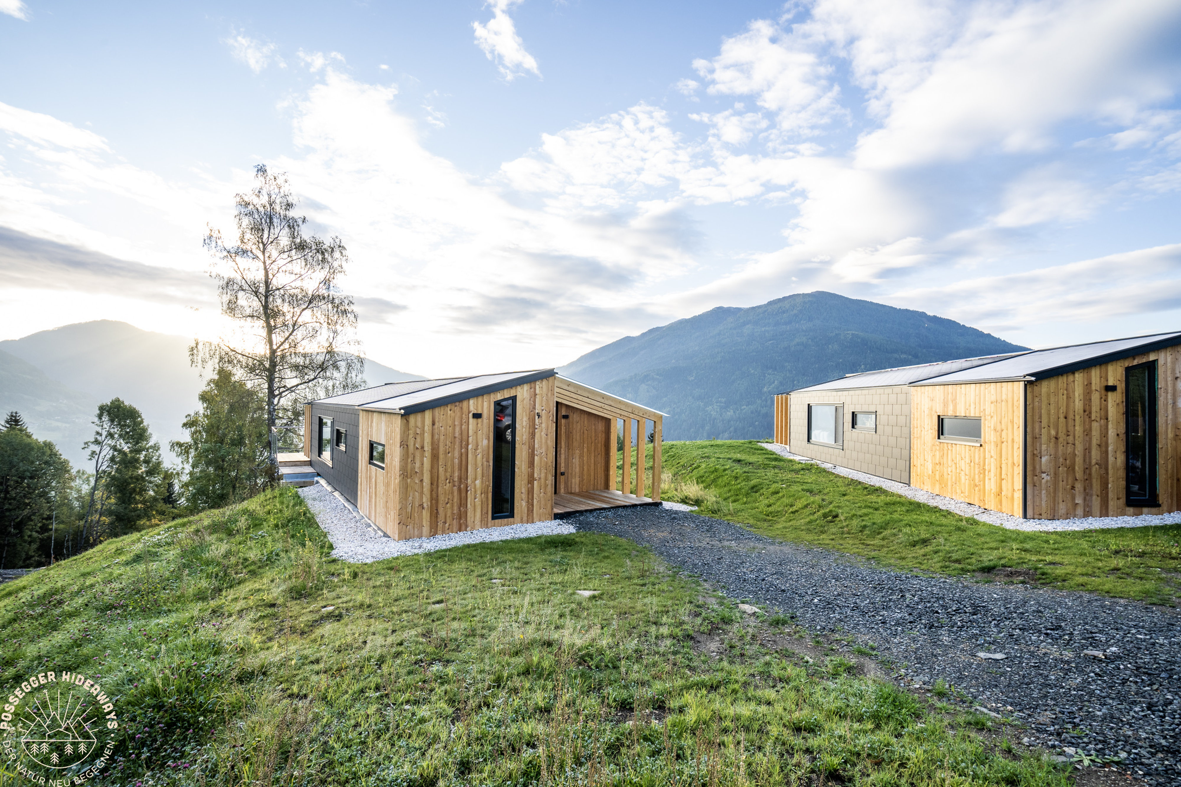 Chalet: Gebäudeansicht hinten - Possegger Hideaways