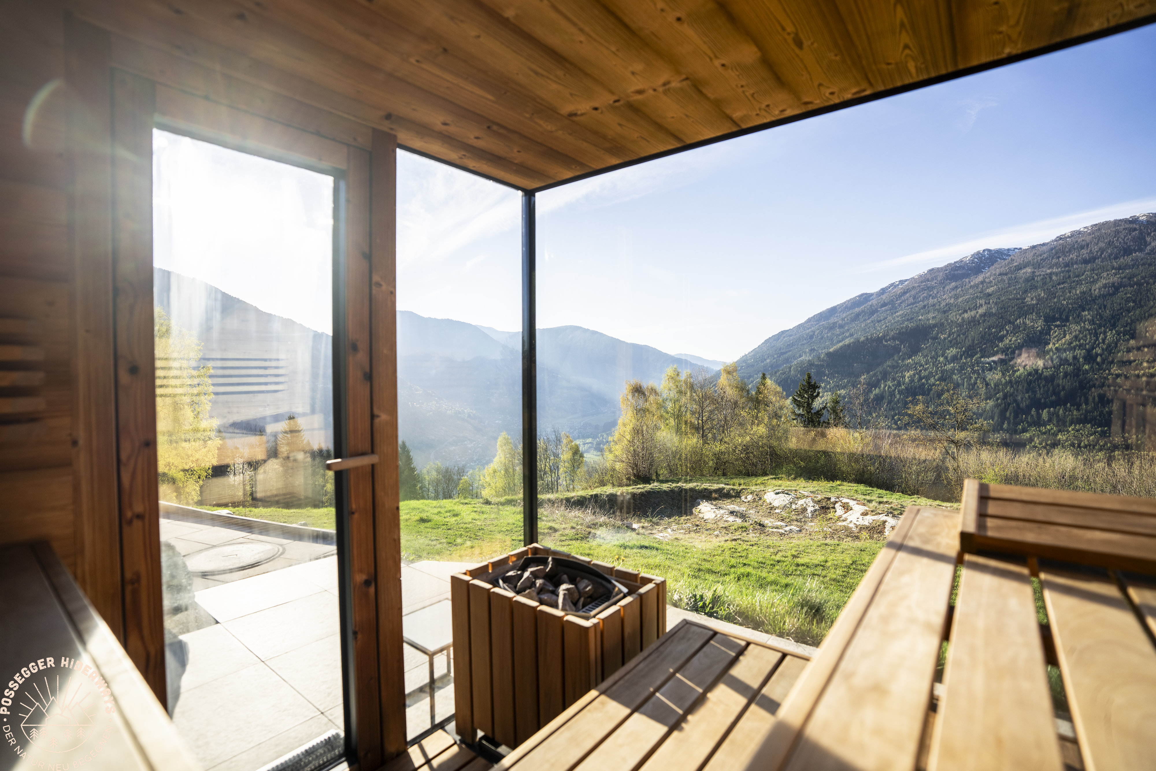 Chalet: Sauna mit Panoramasicht - Possegger Hideaways
