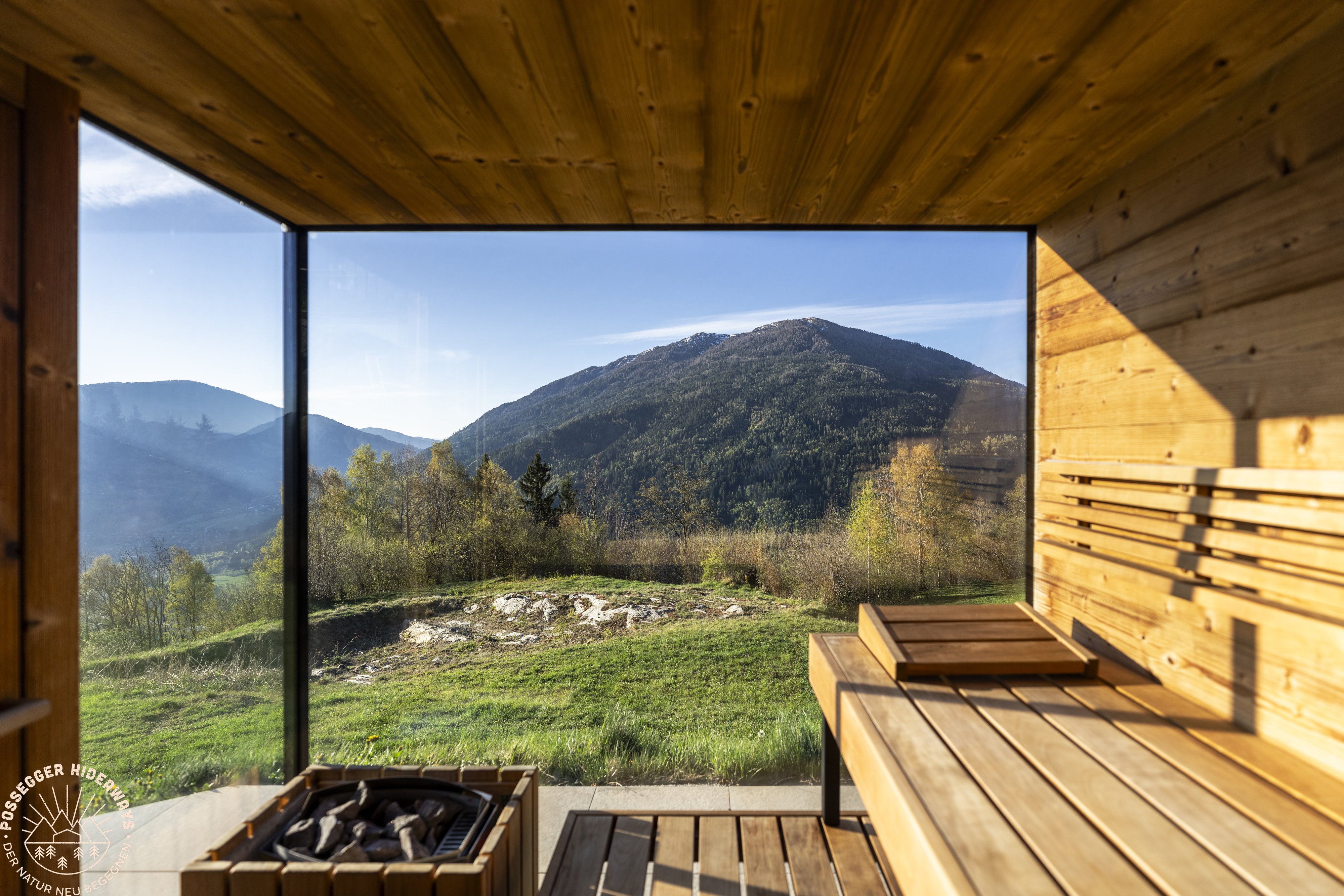 Chalet: Sauna mit Panoramasicht - Possegger Hideaways
