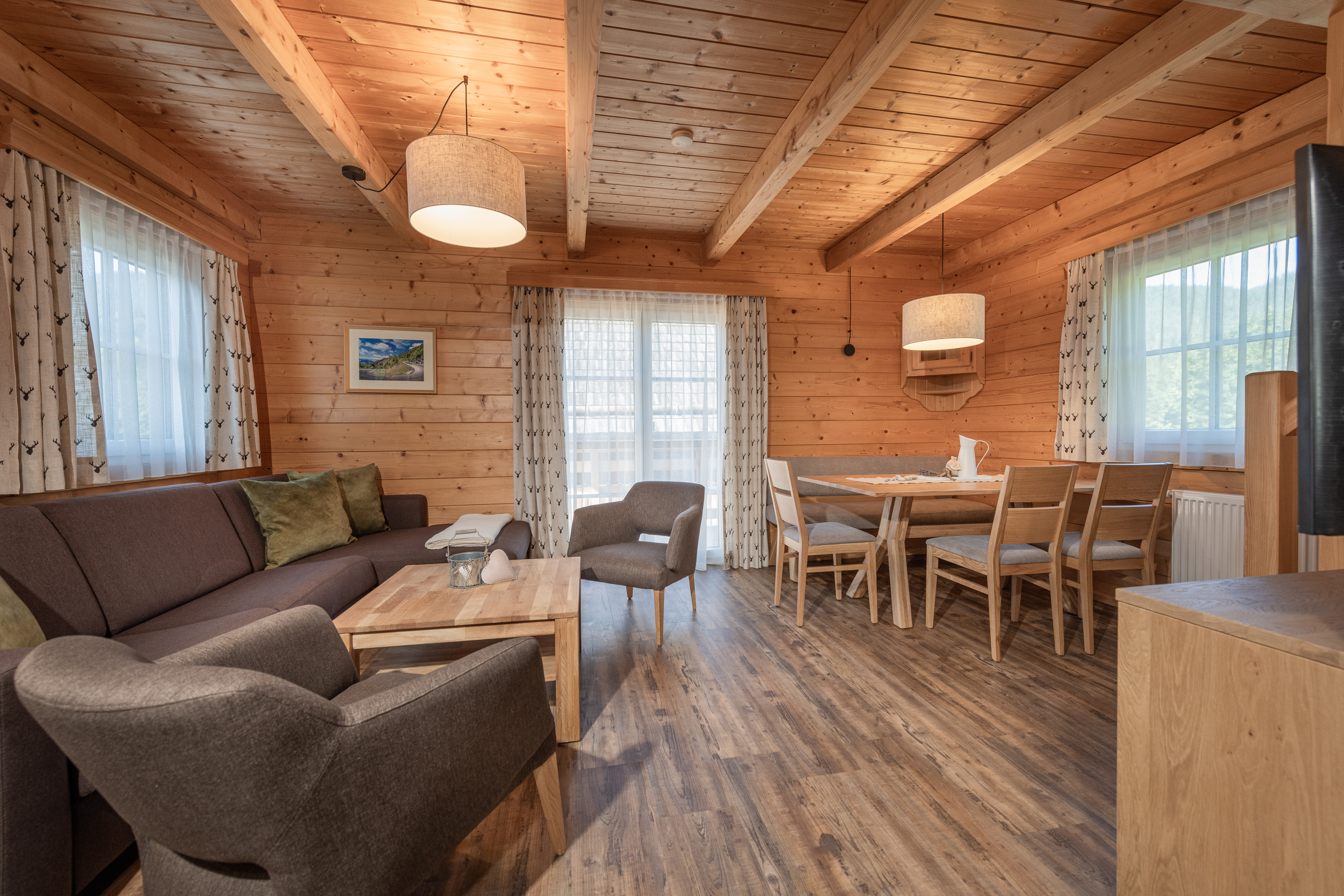 AlpenParks Hagan Lodge Altaussee Hütten im Detail Lodge Alpine Comfort