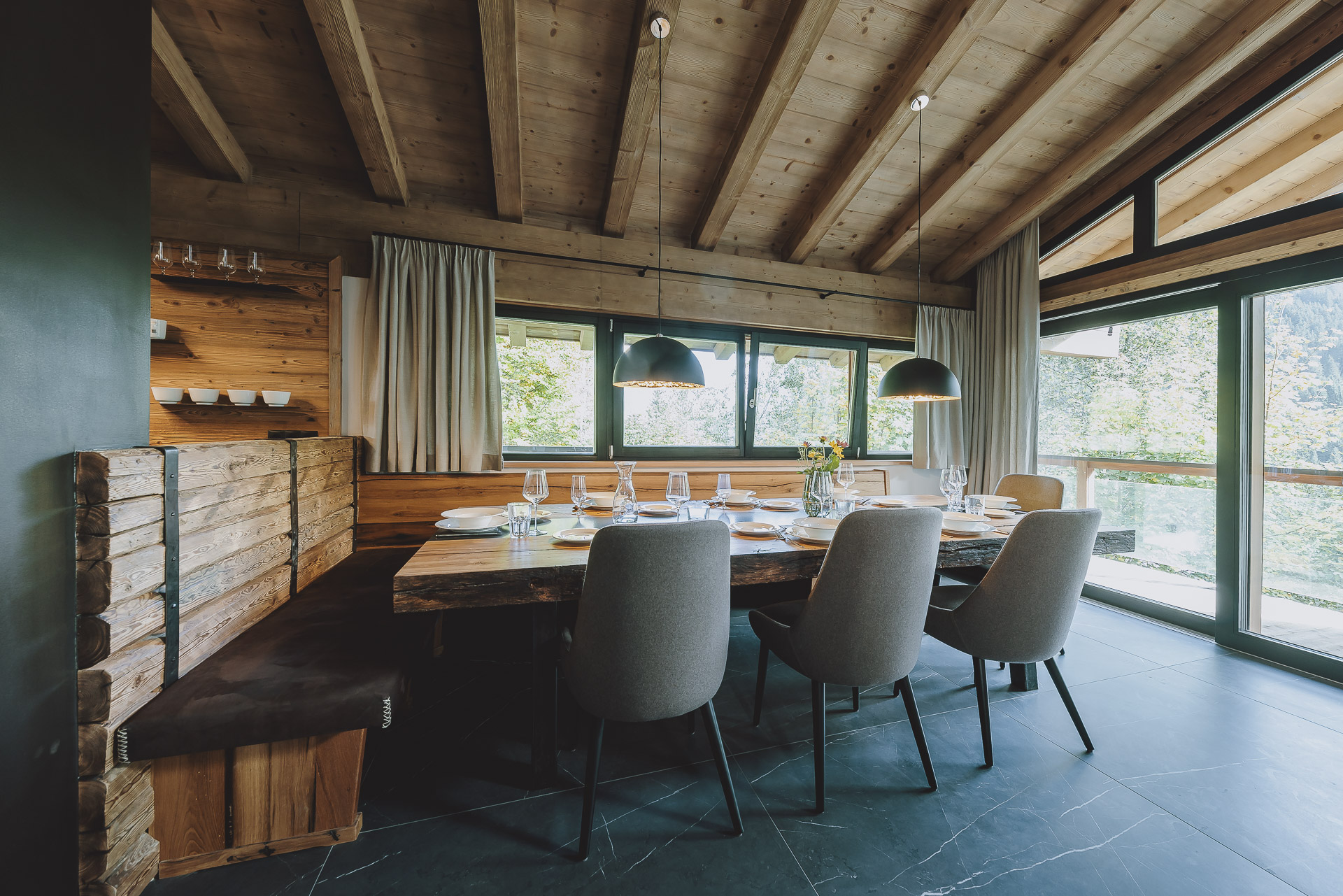 Hüttendorf - PLZ 5672 (Österreich) - Essbereich - Chalet VIE