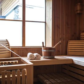 Chalet: Private SPA mit Panoramasauna - Trattlers Hof-Chalets
