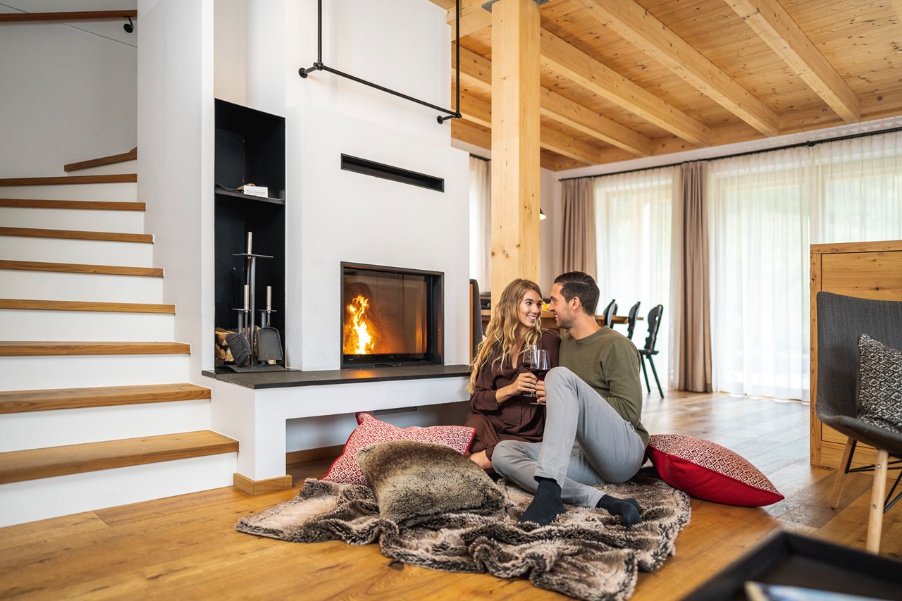 Trattlers Hof-Chalets Hütten im Detail Chalet Deluxe Romantik