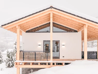 Chalet: Außenansicht - Woid_Liebe&Glück Chalets Bodenmais
