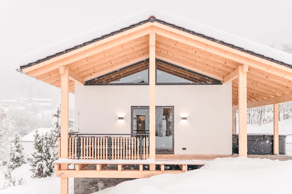 Chalet: Außenansicht - Woid_Liebe&Glück Chalets Bodenmais