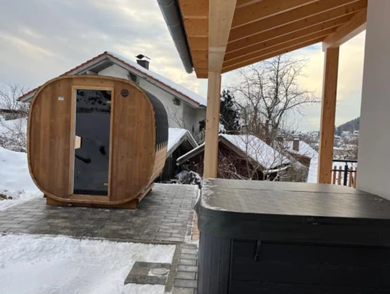 Chalet: Sauna - Woid_Liebe&Glück Chalets Bodenmais