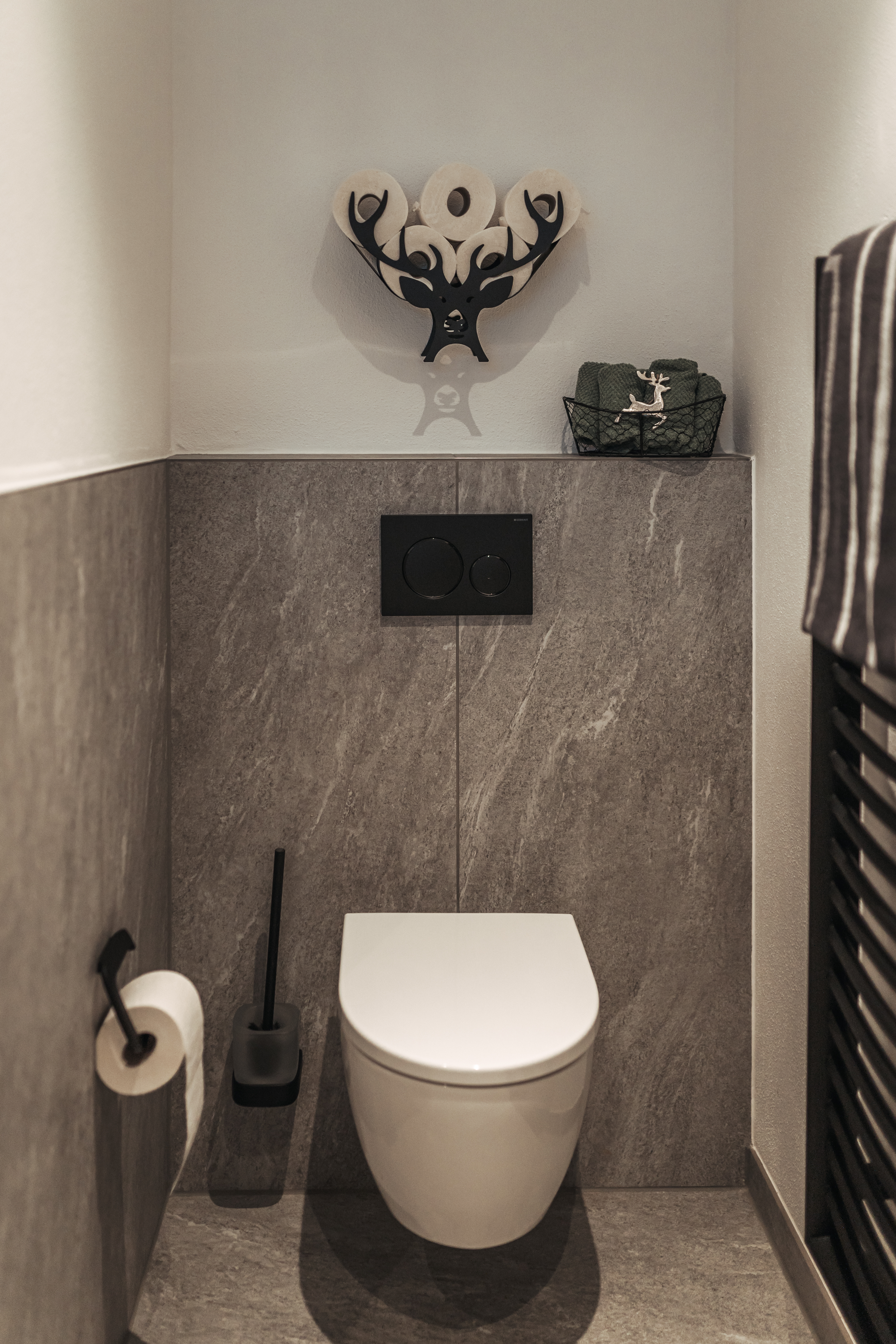 Chalet: großes Badezimmer im UG - Woid_Liebe&Glück Chalets Bodenmais