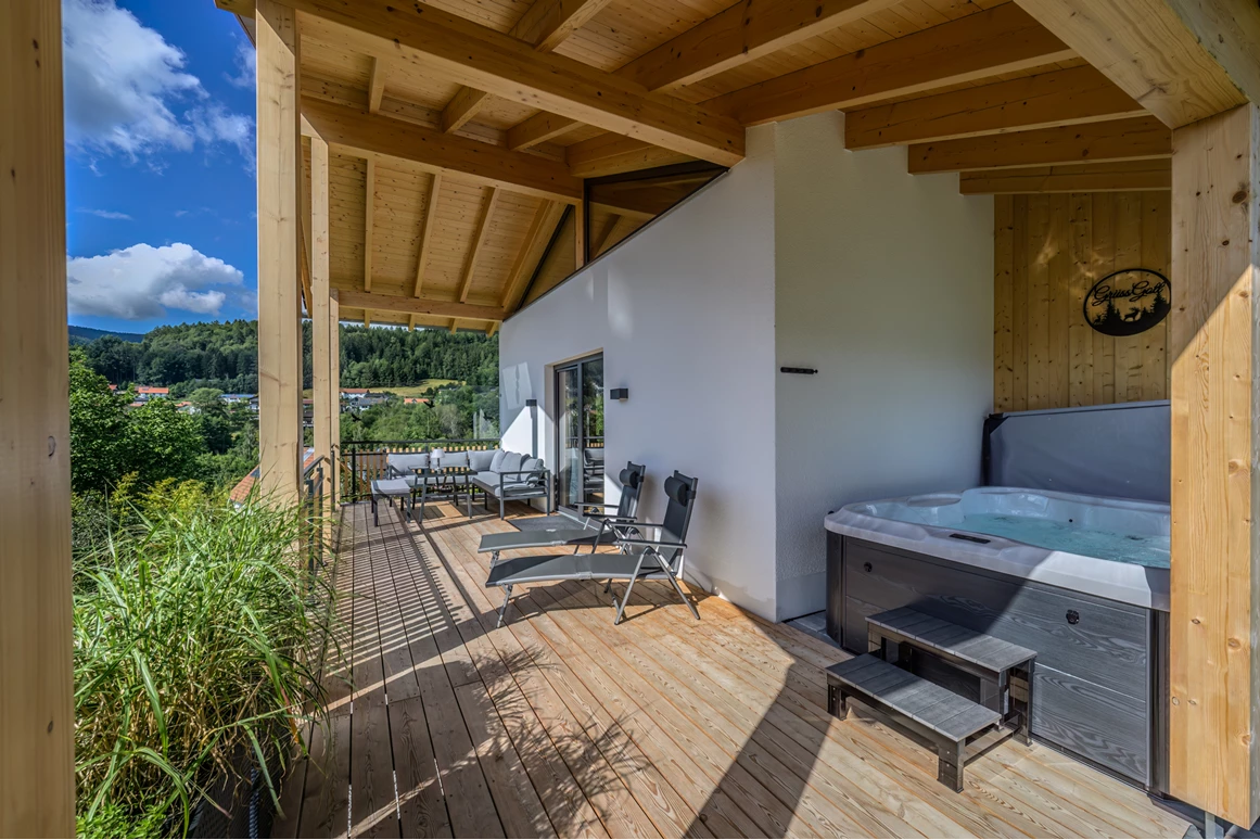 Chalet: Sonnenterrasse - Woid_Liebe&Glück Chalets Bodenmais