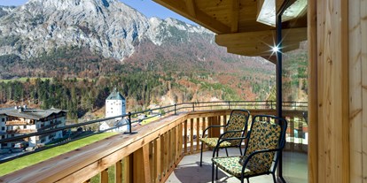 Hüttendorf - Kirchberg in Tirol - Balkon - Chalet´s und Hotel Mariasteinerhof - Weitblickchalets