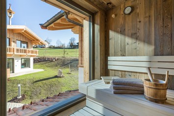 Chalet: Sauna - Chalet´s und Hotel Mariasteinerhof - Weitblickchalets