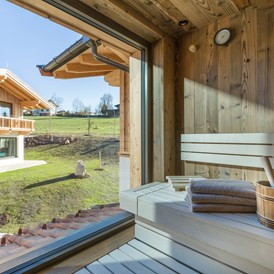 Chalet: Sauna - Chalet´s und Hotel Mariasteinerhof - Weitblickchalets