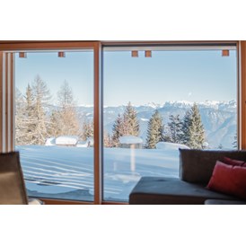 Chalet: Panoramafenster Wohnzimmer - Chalets Sissi