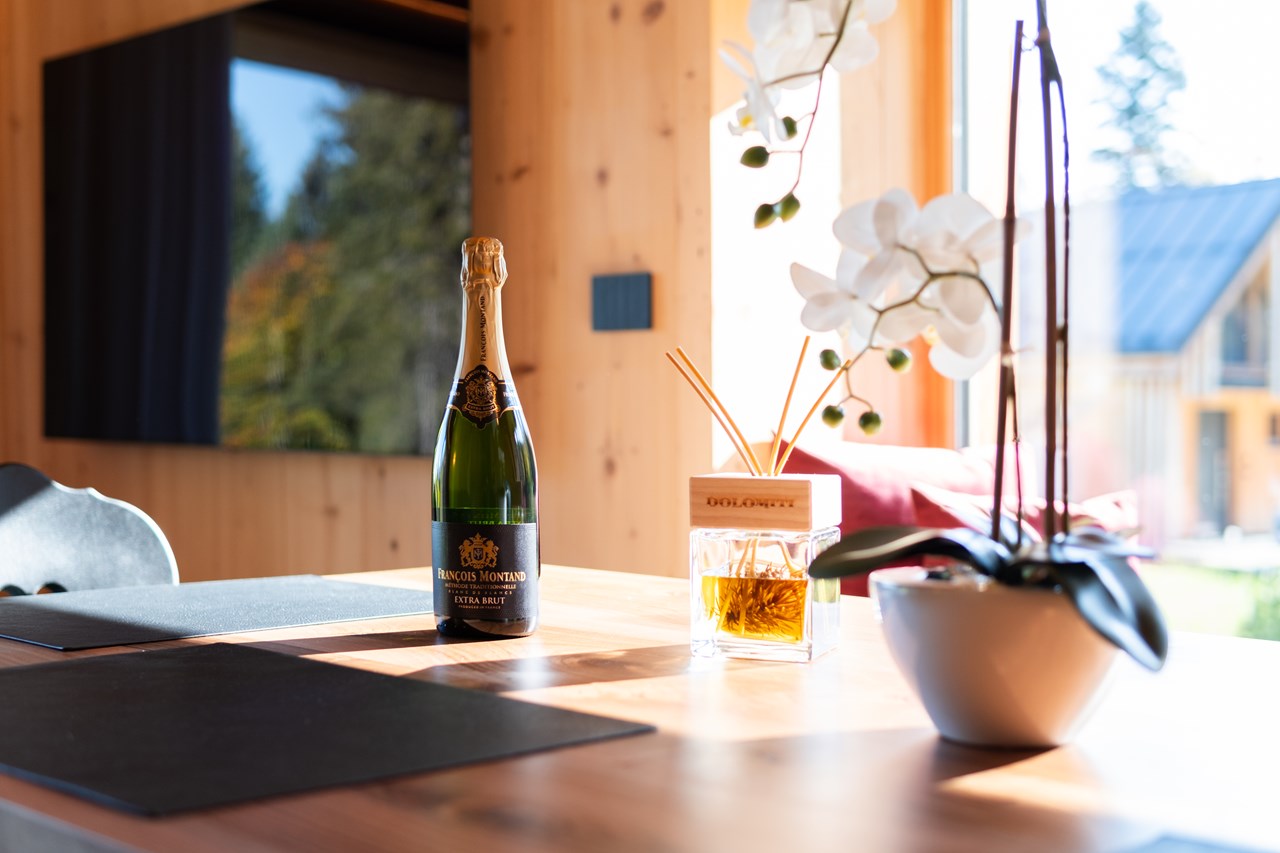 Chalets Sissi Hütten im Detail Frühstücksservice