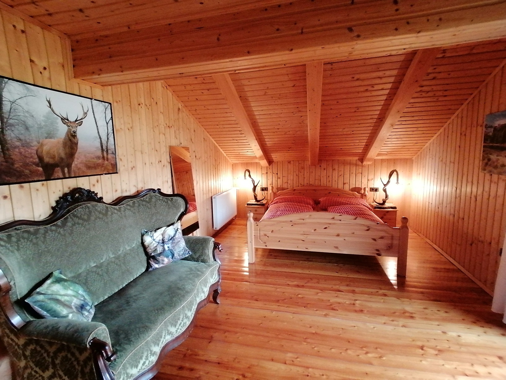 Chalet: Almhaus Kärnten Hirschzimmer mit Balkon - Almhaus Kärnten